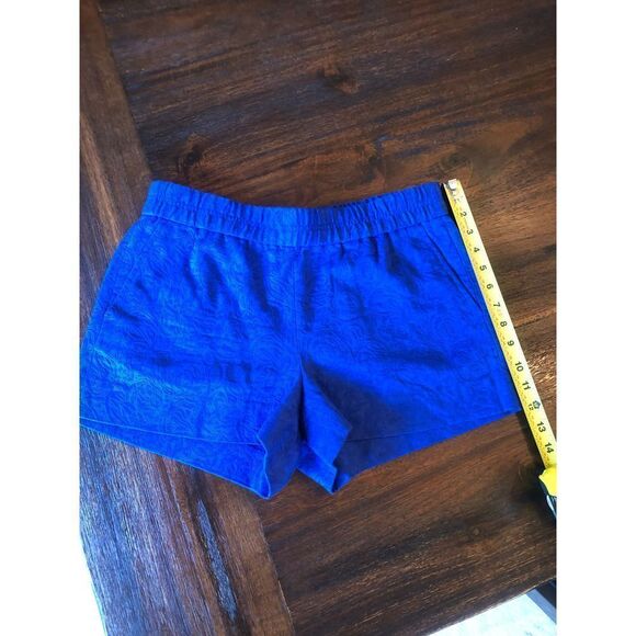 J. Crew Pants - J.Crew Boardwalk soft cotton matelasse royal blue pull on shorts